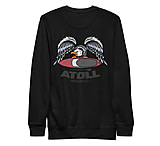 Image of Atoll Board Co Unisex Premium Sweatshirt with Atoll Eagle Graphic - Black, L - Black,L 3A810BBD