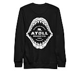 Image of Atoll Board Co Unisex Premium Sweatshirt with Atoll Shark Fossil Graphic - Black, L - Black,L CF9BAC57