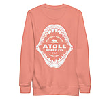 Image of Atoll Board Co Unisex Premium Sweatshirt with Atoll Shark Fossil Graphic - Dusty Rose, L - Dusty Rose,L 02D8AFBA