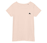 Image of Atoll Board Co Women's basic organic t-shirt with Embroidered Atoll Logo - Creamy pink, XL - Creamy pink,XL AE1CBCB0