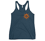 Image of Atoll Board Co Women's Racerback Tank with Atoll Horizon Sunset Graphic - Indigo, L - Indigo,L C7D89E71