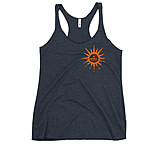 Image of Atoll Board Co Women's Racerback Tank with Atoll Horizon Sunset Graphic - Vintage Navy, S - Vintage Navy,S E66DC1FE