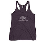 Image of Atoll Board Co Women's Racerback Tank with Atoll Mandala Design - Vintage Purple, M - Vintage Purple,M D523BBC3