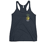 Image of Atoll Board Co Women's Racerback Tank with Atoll Pineapple Head Graphic - Vintage Navy, L - Vintage Navy,L 7D2C2790