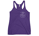 Image of Atoll Board Co Women's Racerback Tank with Atoll Skull Island Graphic - Purple Rush, S - Purple Rush,S 8B6EC59B
