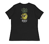 Image of Atoll Board Co Women's Relaxed T-Shirt with Atoll Pineapple Head Graphic - Black, XL - Black,XL 75BF01DC