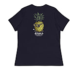 Image of Atoll Board Co Women's Relaxed T-Shirt with Atoll Pineapple Head Graphic - Navy, S - Navy,S CBC5FECD