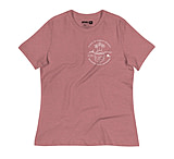 Image of Atoll Board Co Women's Relaxed T-Shirt with Atoll Skull Island - Heather Mauve, 2XL - Heather Mauve,2XL 2AE62799