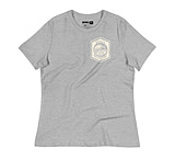 Image of Atoll Board Co Women's Relaxed T-Shirt with Atoll Wave Graphic - Athletic Heather, M - Athletic Heather,M B867D4FD