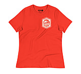 Image of Atoll Board Co Women's Relaxed T-Shirt with Atoll Wave Graphic - Poppy, XL - Poppy,XL 6C5DE425
