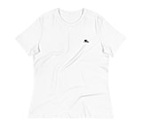 Image of Atoll Board Co Women's Relaxed T-Shirt with Embroidered Atoll Logo - White, XL - White,XL 981865ED