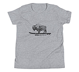 Image of Atoll Board Co Youth Detailed Bison tee - Athletic Heather, L - Athletic Heather,L 7B2E19E0
