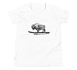 Image of Atoll Board Co Youth Detailed Bison tee - White, L - White,L E0CE45BE