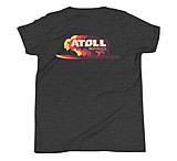 Image of Atoll Board Co Youth Short Sleeve T-Shirt with Atoll Color Shift Graphic - Dark Grey Heather, XL - Dark Grey Heather,XL D86006C2
