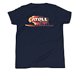 Image of Atoll Board Co Youth Short Sleeve T-Shirt with Atoll Color Shift Graphic - Navy, L - Navy,L 98246683