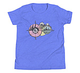 Image of Atoll Board Co Youth Short Sleeve T-Shirt with Atoll Compass Graphic - Heather Columbia Blue, L - Heather Columbia Blue,L A4F2CFF8