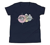 Image of Atoll Board Co Youth Short Sleeve T-Shirt with Atoll Compass Graphic - Navy, L - Navy,L 75A61552