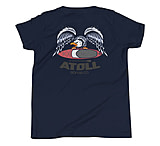 Image of Atoll Board Co Youth Short Sleeve T-Shirt with Atoll Eagle Graphic - Navy, L - Navy,L B6E6359E