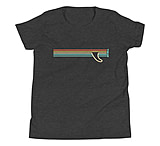 Image of Atoll Board Co Youth Short Sleeve T-Shirt with Atoll Fin Graphic - Dark Grey Heather, L - Dark Grey Heather,L 11EBD04E