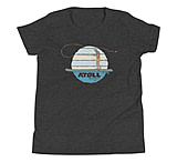 Image of Atoll Board Co Youth Short Sleeve T-Shirt with Atoll Fly Fishing Graphic - Dark Grey Heather, L - Dark Grey Heather,L 83B32B7C