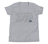 Image of Atoll Board Co Youth Short Sleeve T-Shirt with Atoll Grain Graphic - Athletic Heather, L - Athletic Heather,L CB0A8F46