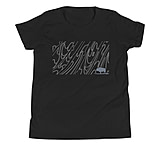 Image of Atoll Board Co Youth Short Sleeve T-Shirt with Atoll Grain Graphic - Black, L - Black,L 88978AD0