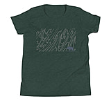 Image of Atoll Board Co Youth Short Sleeve T-Shirt with Atoll Grain Graphic - Heather Forest, L - Heather Forest,L 9EB70F28