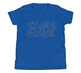 Image of Atoll Board Co Youth Short Sleeve T-Shirt with Atoll Grain Graphic - True Royal, L - True Royal,L FDA9263A