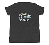 Image of Atoll Board Co Youth Short Sleeve T-Shirt with Atoll Island Graphic - Dark Grey Heather, L - Dark Grey Heather,L 04D82A11