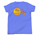 Image of Atoll Board Co Youth Short Sleeve T-Shirt with Atoll Island Graphic - Heather Columbia Blue, XL - Heather Columbia Blue,XL 1EED62CF