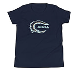 Image of Atoll Board Co Youth Short Sleeve T-Shirt with Atoll Island Graphic - Navy, L - Navy,L BF052D57