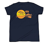 Image of Atoll Board Co Youth Short Sleeve T-Shirt with Atoll Island Graphic - Navy, L - Navy,L B47BF45B