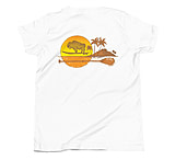 Image of Atoll Board Co Youth Short Sleeve T-Shirt with Atoll Island Graphic - White, L - White,L 554F16A4