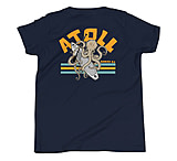 Image of Atoll Board Co Youth Short Sleeve T-Shirt with Atoll Octopus Graphic - Navy, XL - Navy,XL 79A6A37A