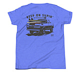 Image of Atoll Board Co Youth Short Sleeve T-Shirt with Atoll Paddle Board Truck Graphic - Heather Columbia Blue, L - Heather Columbia Blue,L 12FDB6A6