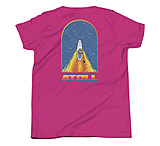 Image of Atoll Board Co Youth Short Sleeve T-Shirt with Atoll Paddle Board Wake Graphic - Berry, L - Berry,L 47027B6D