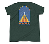 Image of Atoll Board Co Youth Short Sleeve T-Shirt with Atoll Paddle Board Wake Graphic - Heather Forest, XL - Heather Forest,XL 9B0BB8E7