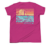 Image of Atoll Board Co Youth Short Sleeve T-Shirt with Atoll Paddle Boarder and Reef Graphic - Berry, XL - Berry,XL 396815C0