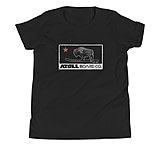 Image of Atoll Board Co Youth Short Sleeve T-Shirt with Atoll Republic Graphic - Black, L - Black,L 869130E4