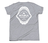 Image of Atoll Board Co Youth Short Sleeve T-Shirt with Atoll Shark Fossil Graphic - Athletic Heather, L - Athletic Heather,L 9B2F674A
