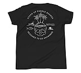 Image of Atoll Board Co Youth Short Sleeve T-Shirt with Atoll Skull Island Graphic - Black, L - Black,L 1F9781D4
