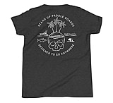 Image of Atoll Board Co Youth Short Sleeve T-Shirt with Atoll Skull Island Graphic - Dark Grey Heather, L - Dark Grey Heather,L 0898C163