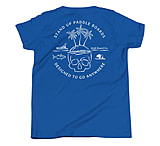 Image of Atoll Board Co Youth Short Sleeve T-Shirt with Atoll Skull Island Graphic - True Royal, L - True Royal,L EB3D5D26