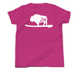 Image of Atoll Board Co Youth Short Sleeve T-Shirt with Atoll Solo Bison Graphic - Berry, S - Berry,S D5D22F06