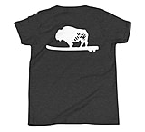 Image of Atoll Board Co Youth Short Sleeve T-Shirt with Atoll Solo Bison Graphic - Dark Grey Heather, M - Dark Grey Heather,M 7C227A4A