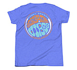 Image of Atoll Board Co Youth Short Sleeve T-Shirt with Atoll Vibe Distribution Graphic - Heather Columbia Blue, M - Heather Columbia Blue,M B62B2CCC