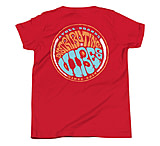 Image of Atoll Board Co Youth Short Sleeve T-Shirt with Atoll Vibe Distribution Graphic - Red, L - Red,L 5BFFBF52