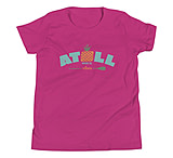 Image of Atoll Board Co Youth Short Sleeve T-Shirt with Atoll Vibes Pineapple Graphic - Berry, S - Berry,S 36AD05A6