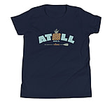 Image of Atoll Board Co Youth Short Sleeve T-Shirt with Atoll Vibes Pineapple Graphic - Navy, M - Navy,M 4BEAC440