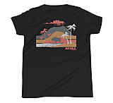Image of Atoll Board Co Youth Short Sleeve T-Shirt with Atoll Volcano Graphic - Black, S - Black,S A4B1E265